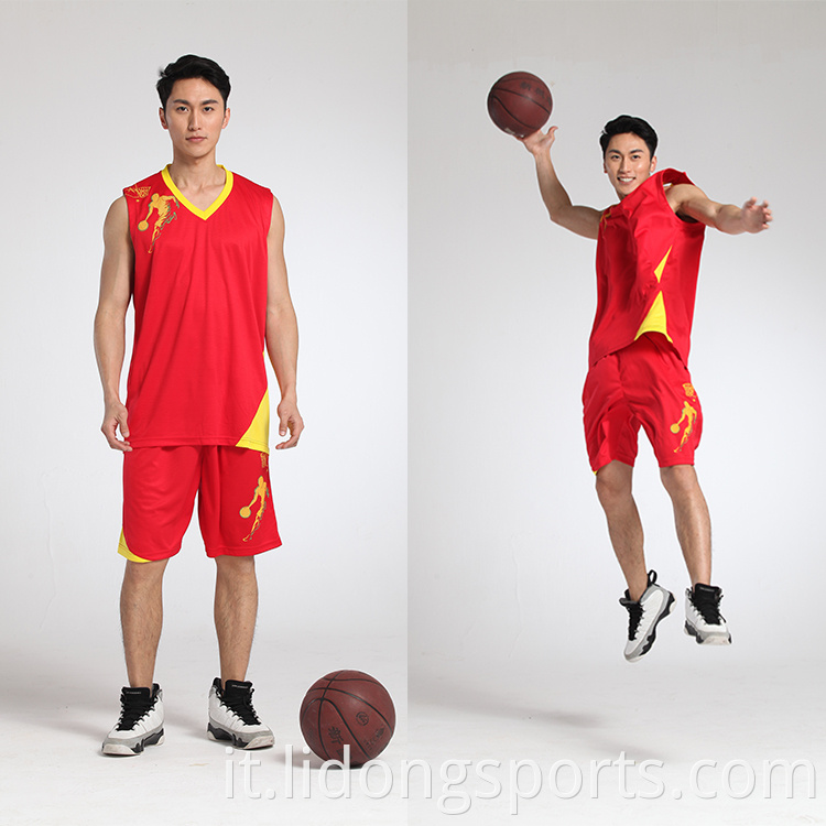 2021 Basketball usura personalizzata Sublimated Jersey Dry Basketball Uniforms